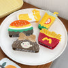 Wholesale Women's Handmade Acetic Acid Cartoon Fruit Food Style Hamburger Hairpin Shark Clip