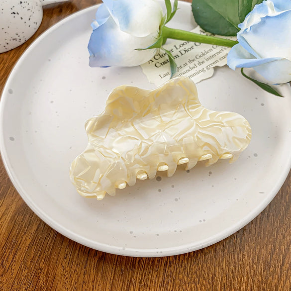 Wholesale Women's Handmade Acetic Acid Cloud Style Shark Hair Clip Hair Accessories