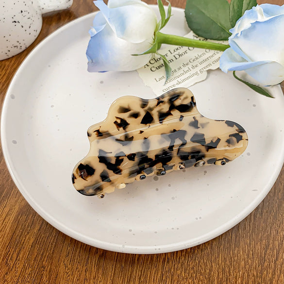 Wholesale Women's Handmade Acetic Acid Cloud Style Shark Hair Clip Hair Accessories
