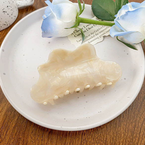 Wholesale Women's Handmade Acetic Acid Cloud Style Shark Hair Clip Hair Accessories