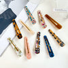 Wholesale Women's Handmade Acetic Acid Duckbill Clip Retro Geometric Hair Accessory