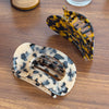 Wholesale Women's Handmade Acetic Acid Hairpin Retro Style Curved Flat Oval Shark Clip