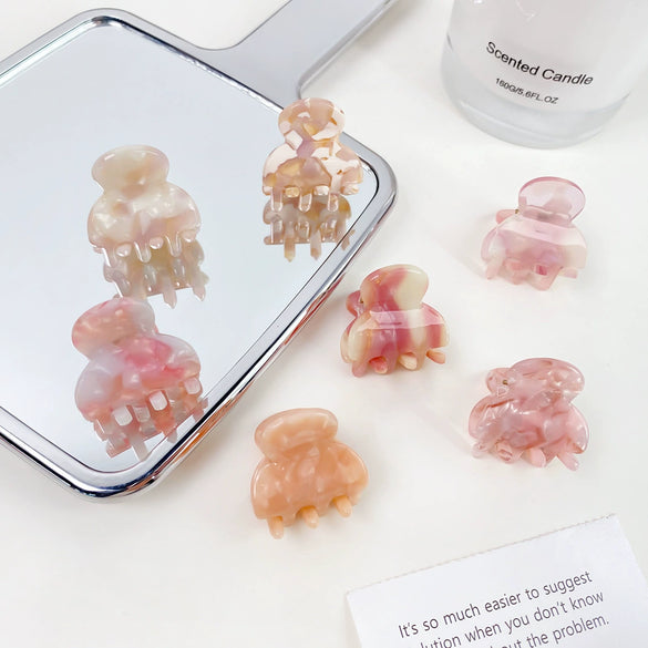 Wholesale Women's Handmade Acetic Acid Mini Top Hair Clips Kids And Women's Hair Accessories