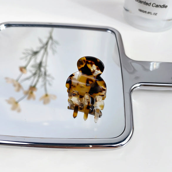 Wholesale Women's Handmade Acetic Acid Mini Top Hair Clips Kids And Women's Hair Accessories