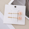 Wholesale Women's Handmade Acetic Acid Minimalist Plants Flowers Hair Clip Hair Accessories