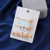 Wholesale Women's Handmade Acetic Acid Minimalist Plants Flowers Hair Clip Hair Accessories