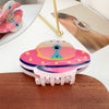 Wholesale Women's Handmade Acrylic Creative Cartoon Animation Alien Spaceship Hairpin