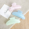Wholesale Women's Handmade Acrylic Halfround Crescent Shark Clip Hairpin