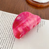 Wholesale Women's Handmade Acrylic Semicircle Geometric Hair Grab Clip