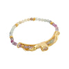 Wholesale Women's Handmade African Turquoise Zircon Beaded Bracelet With Geometric Pattern Retro Style
