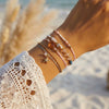 Wholesale Women's Handmade Alloy Starfish Shell Beaded Bracelet Set With Geometric And Animal Zodiac Patterns