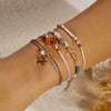 Wholesale Women's Handmade Alloy Starfish Shell Beaded Bracelet Set With Geometric And Animal Zodiac Patterns