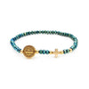 Wholesale Women's Handmade Beaded Bracelet With Artificial Crystal And Geometric Pattern In Retro Style