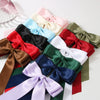 Wholesale Women's Handmade Cloth Doublelayer Bow Duckbill Clip Hair Accessory