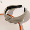 Wholesale Women's Handmade Cloth Pleated Solid Color Satin Headband Hair Accessory