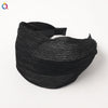 Wholesale Women's Handmade Cloth Widebrimmed Toothed Solid Color Hair Band Hair Accessories
