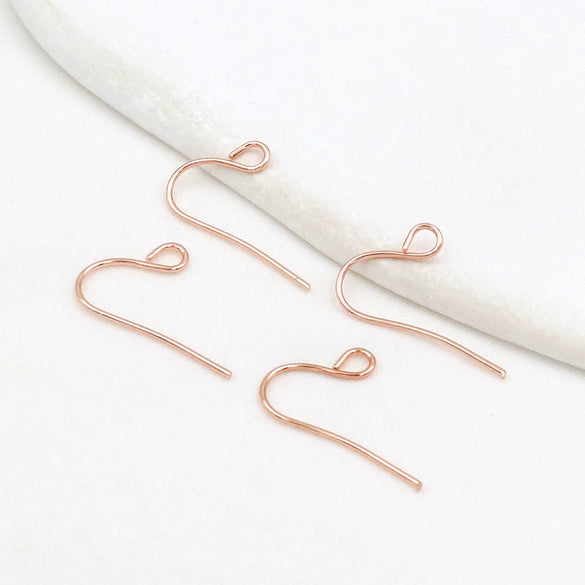 Wholesale Women's Handmade Copper Goldplated Versatile Minimalist Earrings