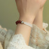 Wholesale Women's Handmade Geometric Agate Beaded Elastic Bracelet
