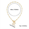 Wholesale Women's Handmade Geometric Alloy Seed Bead Necklace With Shell Conch And Starfish Pendant