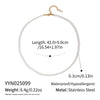 Wholesale Women's Handmade Geometric Beaded Pearl Necklace With 18K Real Gold Plating In Palace And Minimalist Style