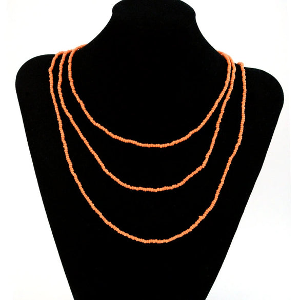 Wholesale Women's Handmade Glass And Glaze Candy Color Bracelet And Necklace Jewelry