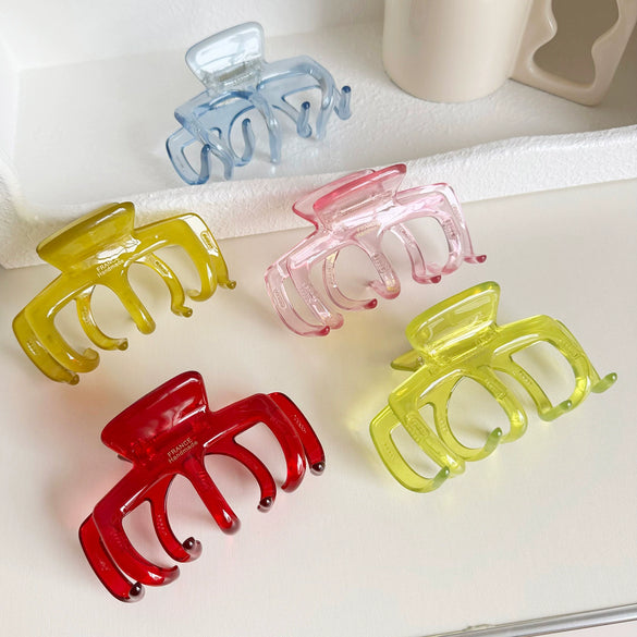 Wholesale Women's Handmade Highend Geometric Acetate Hair Clip
