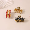 Wholesale Women's Handmade Imitation Pearl Plant Flower Hair Claw Hair Accessories