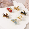 Wholesale Women's Handmade Imitation Pearl Plant Flower Hair Claw Hair Accessories