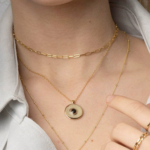 Wholesale Women's Handmade Ins Style Simple Elegant Geometric Ushaped 925 Sterling Silver Snake Bone Chain Necklace With Electroplating