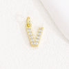 Wholesale Women's Handmade Jewelry Copper Letter Pendant Necklace With Micropaved Zircon