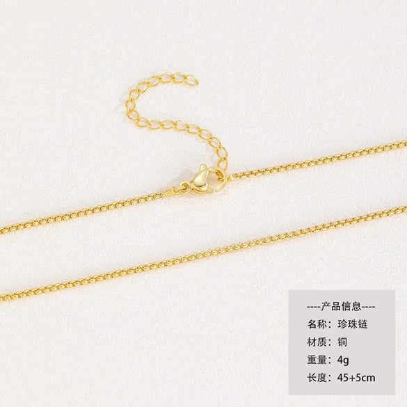 Wholesale Women's Handmade Jewelry Copper Letter Pendant Necklace With Micropaved Zircon
