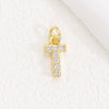Wholesale Women's Handmade Jewelry Copper Letter Pendant Necklace With Micropaved Zircon