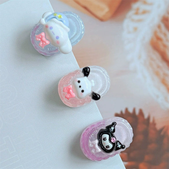 Wholesale Women's Handmade Mixed Materials Hair Accessories Cute Cartoon Bangs Side Clip Hairpin