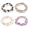 Wholesale Women's Handmade Multilayer Beaded Bracelet Shell Geometric Style