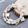 Wholesale Women's Handmade Multilayer Beaded Bracelet Shell Geometric Style