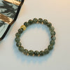 Wholesale Women's Handmade Natural Hair Crystal Geometric Pattern Bracelet Goldplated