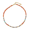 Wholesale Women's Handmade Natural Stone Agate Necklace With Geometric Design