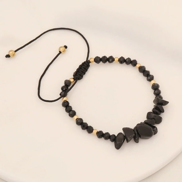 Wholesale Women's Handmade Natural Stone Wave Pattern Original Design Bracelet