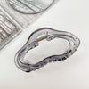 Wholesale Women's Handmade Pc Hair Shark Clip With Handpainted Geometric Design