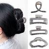 Wholesale Women's Handmade Pc Hair Shark Clip With Handpainted Geometric Design
