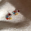 Wholesale Women's Handmade Plastic And Resin Flowershaped Tassel Earrings Little Fresh Style