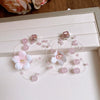 Wholesale Women's Handmade Plastic And Resin Flowershaped Tassel Earrings Little Fresh Style
