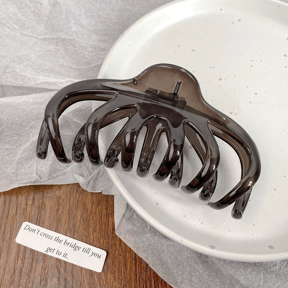Wholesale Women's Handmade Plastic Resin Octopus Grasping Hair Clip Hair Accessories