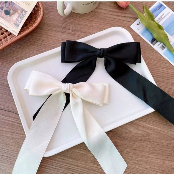 Wholesale Women's Handmade Polyester Fiber Hair Clips Shark Bow Shape Hair Accessories