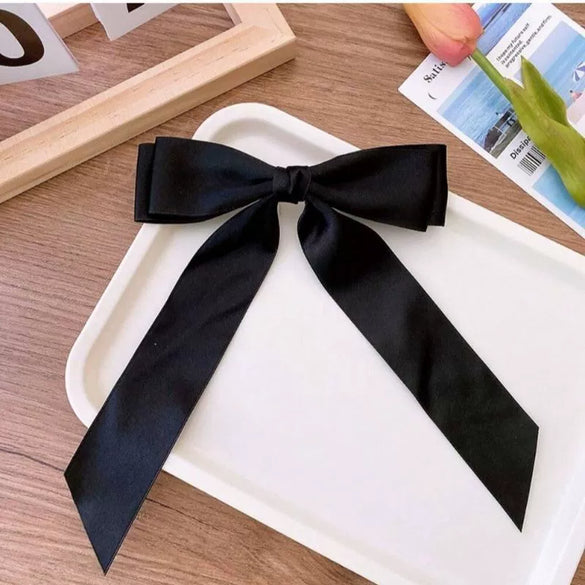 Wholesale Women's Handmade Polyester Fiber Hair Clips Shark Bow Shape Hair Accessories
