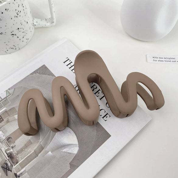 Wholesale Women's Handmade Ps Material Elegant Pumpkin Shape Hair Grab Clip Hair Accessories