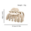 Wholesale Women's Handmade Ps Material Elegant Pumpkin Shape Hair Grab Clip Hair Accessories