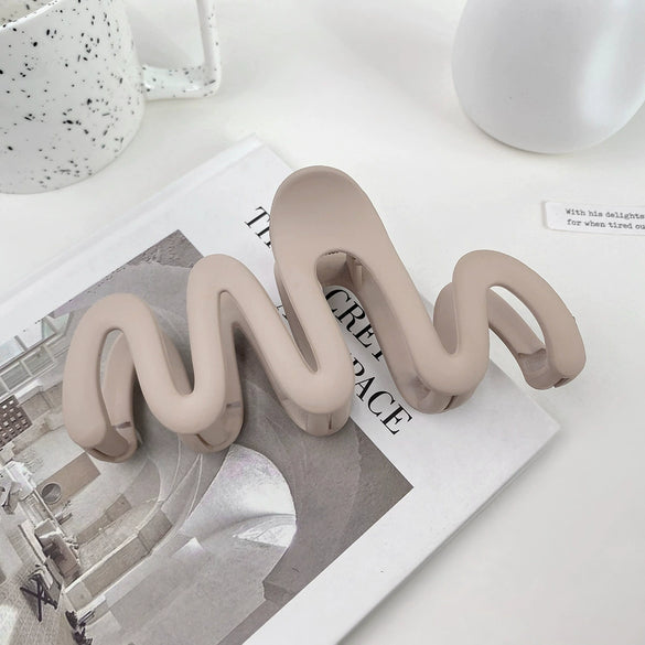 Wholesale Women's Handmade Ps Material Elegant Pumpkin Shape Hair Grab Clip Hair Accessories