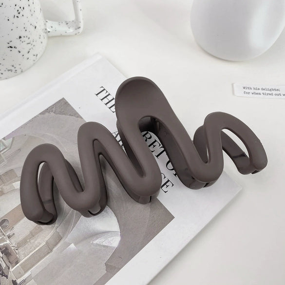 Wholesale Women's Handmade Ps Material Elegant Pumpkin Shape Hair Grab Clip Hair Accessories