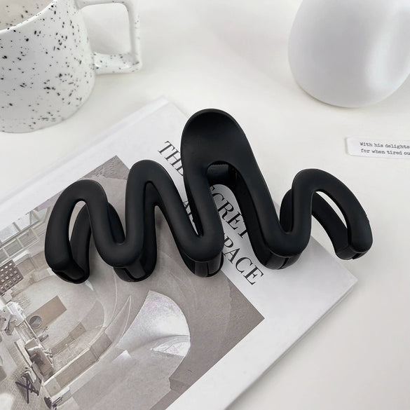 Wholesale Women's Handmade Ps Material Elegant Pumpkin Shape Hair Grab Clip Hair Accessories